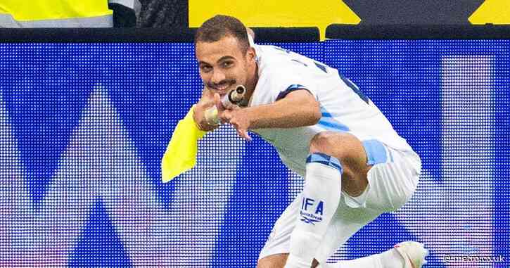 Israel footballer sent off for using corner flag in gun-firing goal celebration