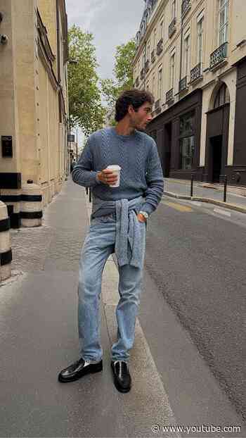 Coffee first, plans later. Denim always. Nathan Graff starts the day smoothly. #Shorts