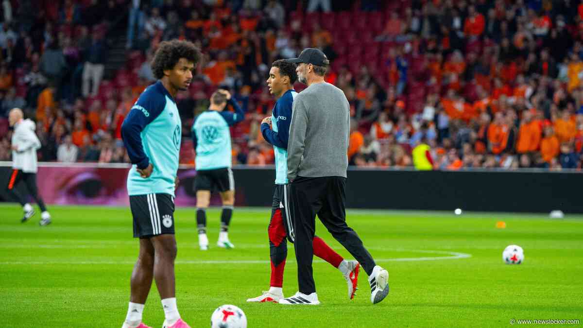Bondscoach Jürgen Klopp neemt zorgen rond Jamal Musiala weg: ’Het is een normale voetbalblessure’