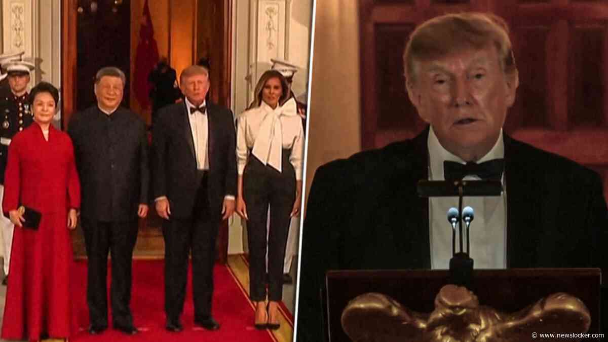 Zo verliep staatsdiner Donald Trump En Xi Jinping: ‘Nog nooit zo goed met elkaar kunnen vinden’