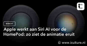 Apple werkt aan Siri AI voor de HomePod: zo ziet de animatie eruit
