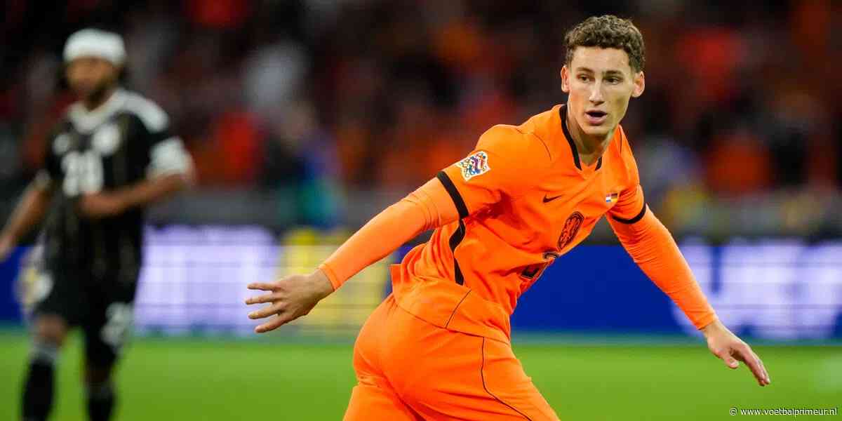 Van Bommel grapt over vader na Oranje-debuut: 'Dan moet ik nog wel even'