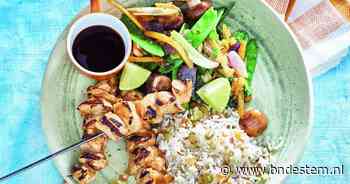 Wat Eten We Vandaag: Teriyaki-honingkipspiesjes met groenteroerbak