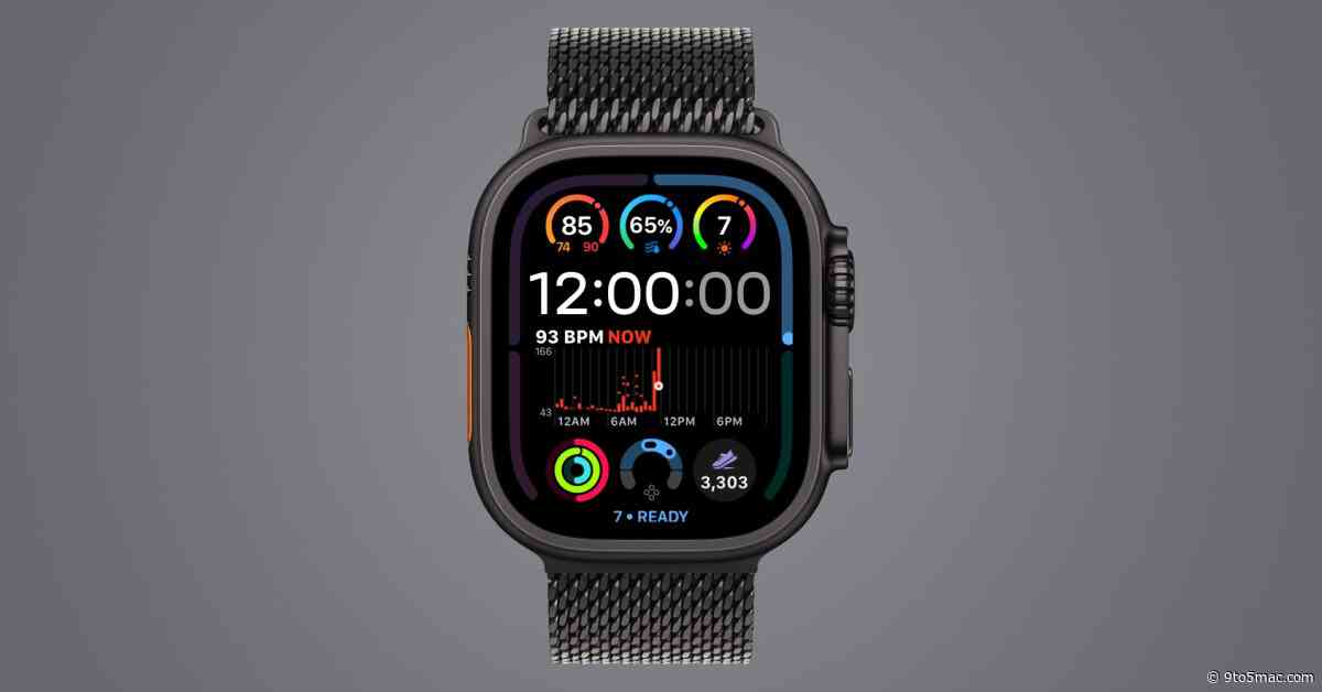 Apple Watch Ultra 4 includes a new watch face bezel option