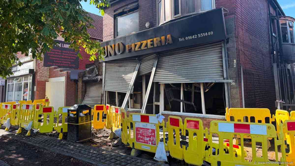 North East pizza shop closed after seven-hour fire vows to 'come back stronger'