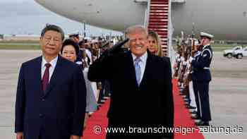 Skurriler Empfang von Xi Jinping: Warum Trumps Miene plötzlich entgleist
