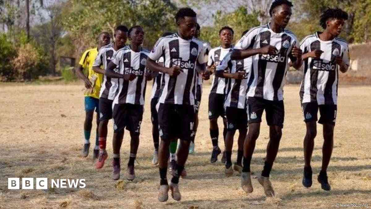 The Newcastle fan kitting out Zambian footballers