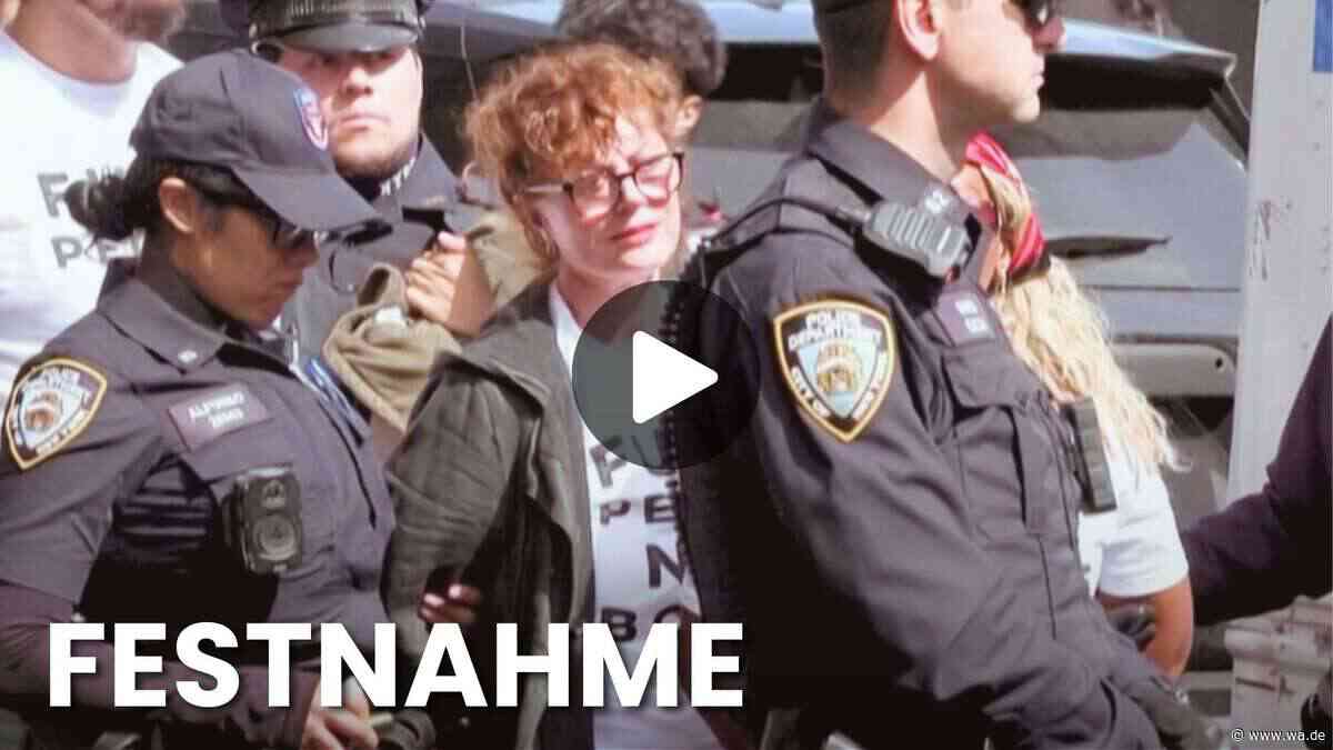 Bei Netanjahu-Protest taucht auch Hollywood-Star auf – und wird prompt festgenommen