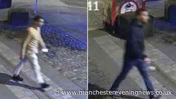 Police want to speak to these two men after Ancoats robbery