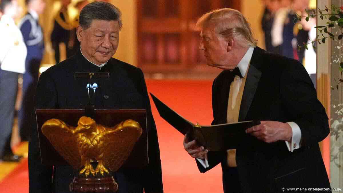 Xi stellt Trump bei Staatsbankett bloß – während der von „großartiger“ Freundschaft schwärmt