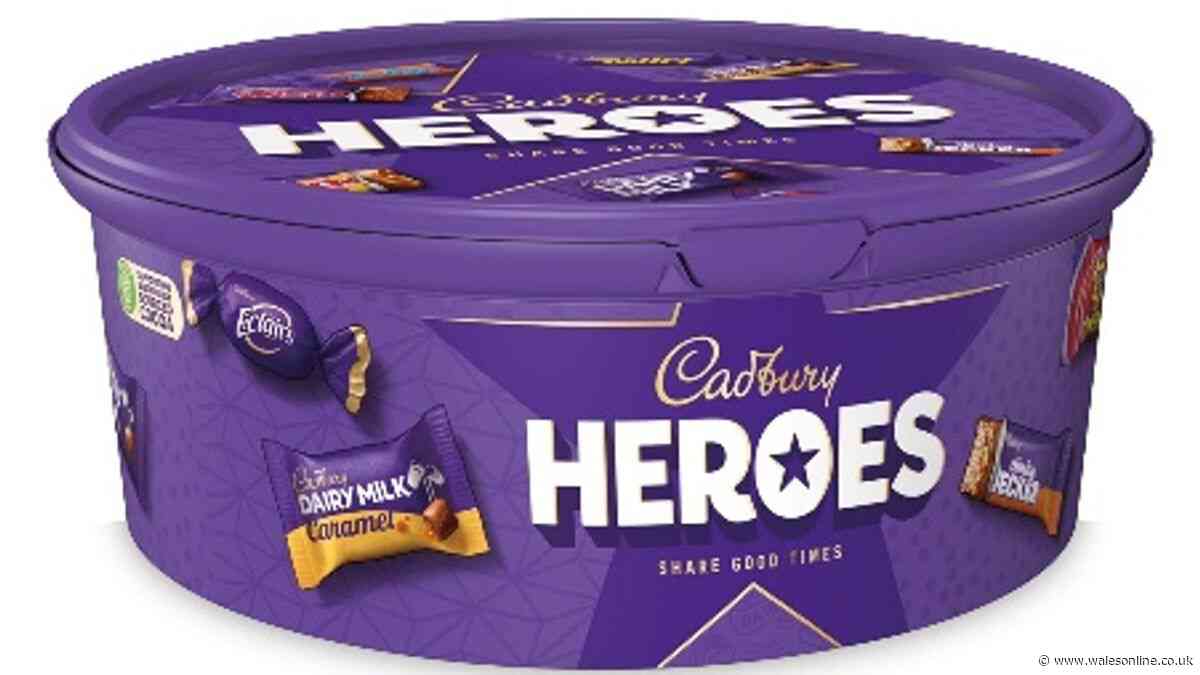 Aldi selling Christmas favourite chocolate tubs 40pc cheaper than rivals