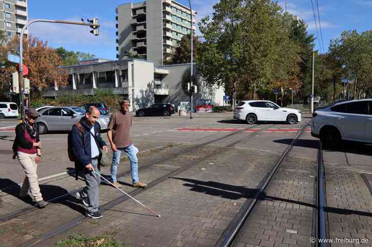 Barrierefreie Kreuzung Lehener Straße/Fehrenbachallee