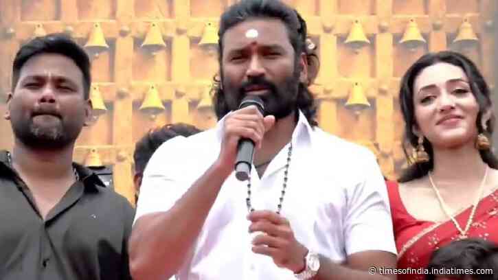 Dhanush begins 'D56' shoot with grand pooja at Karuppanasamy temple