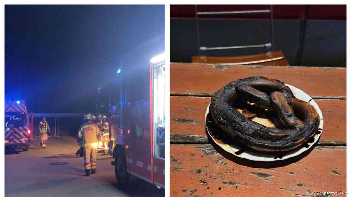 Verbrannte Breze löst Feuerwehreinsatz in Bruckmühl aus