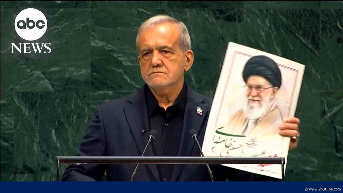 Iran's president says "major atmosphere of mistrust" with US