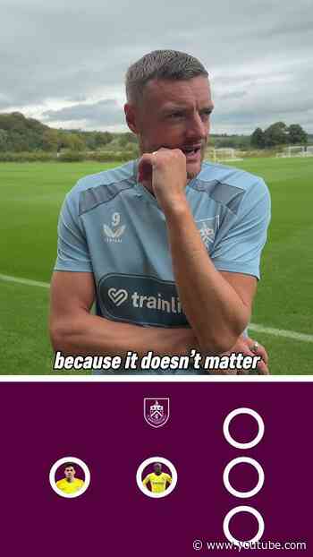 Jamie Vardy names his dream 5-a-side team 🤔 #burnleyfc #football #efl #vardy