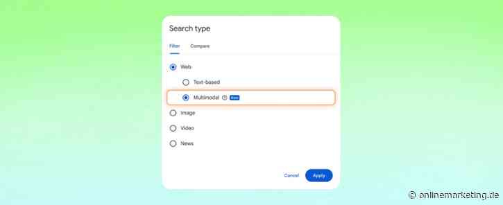 Neu in der Google Search Console: Reporting für multimodale Web-Suchen