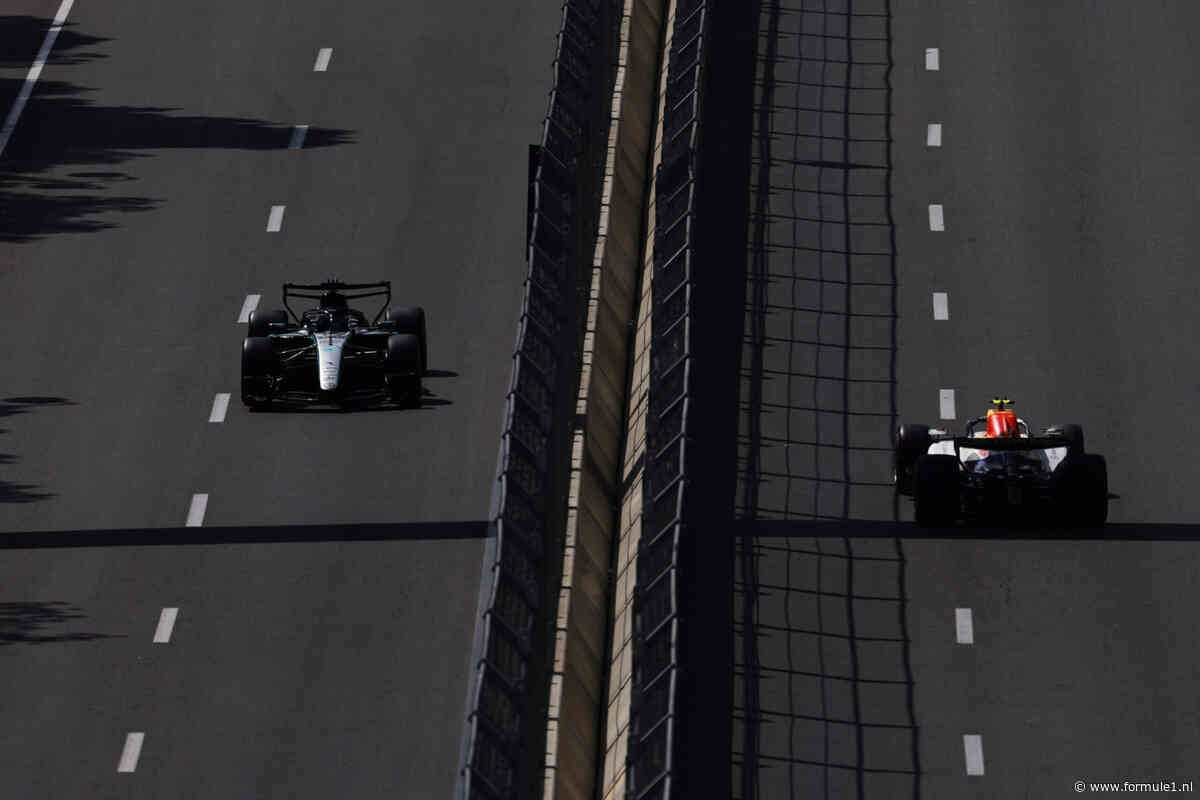 VT3 GP Azerbeidzjan: Max Verstappen verrast en is snelste in sessie met harde wind