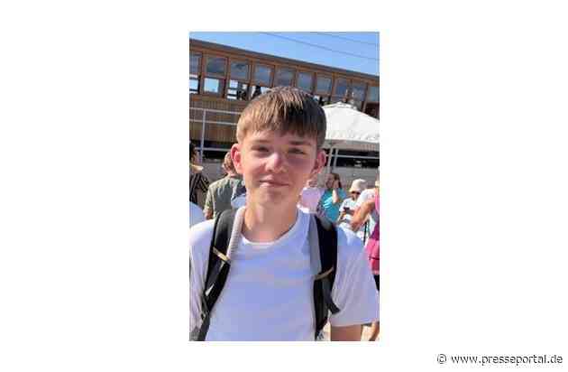 POL-GI: Landkreis Marburg-Biedenkopf: 13-Jähriger Paul Schwarz von seiner Wohnadresse vermisst