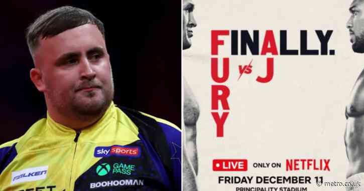 Luke Littler mocked as darts star whinges over Anthony Joshua vs Tyson Fury date