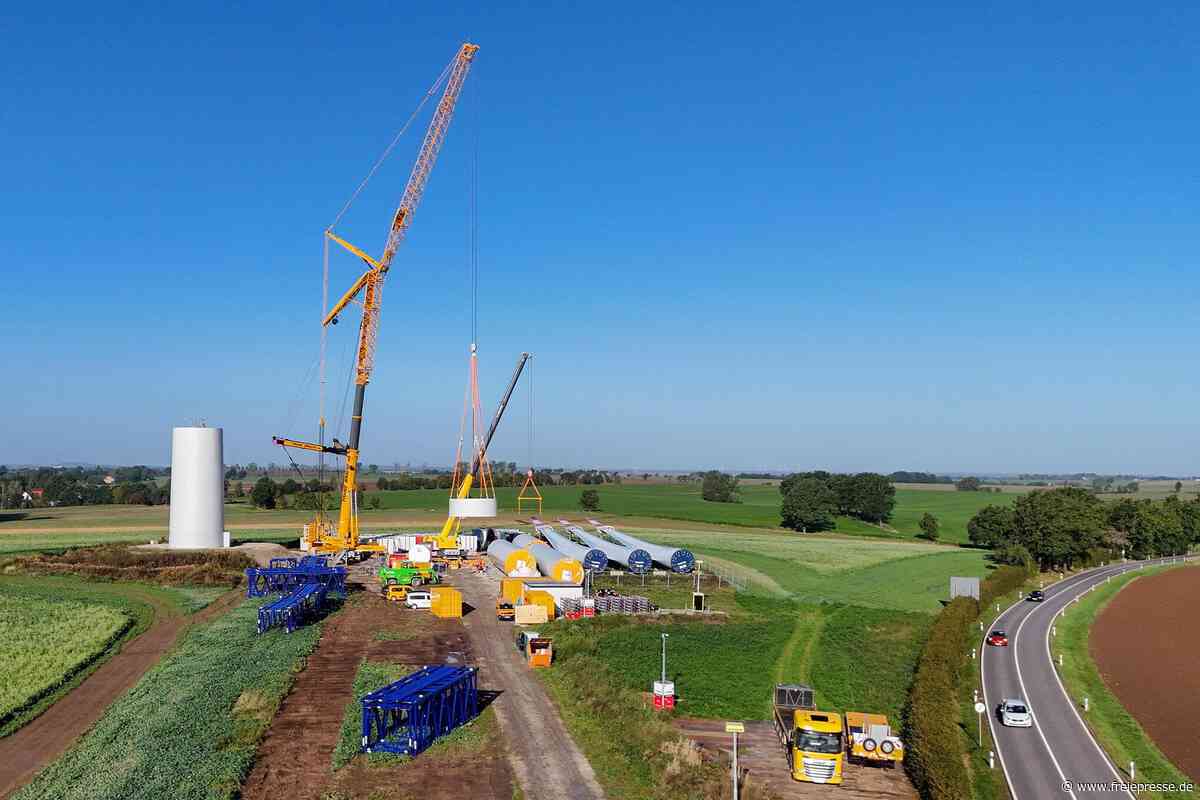 XXL-Windrad in Oberwiera kommt weg: Die Bilder von der Demontage
