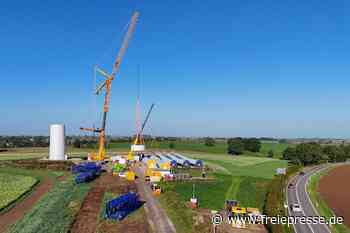 XXL-Windrad in Oberwiera kommt weg: Die Bilder von der Demontage