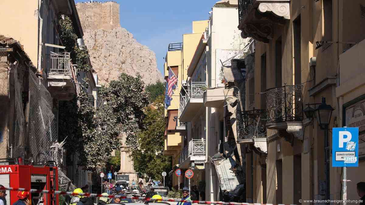 Athen: Heftige Explosion in beliebter Altstadt – mutmaßlich Gasleck