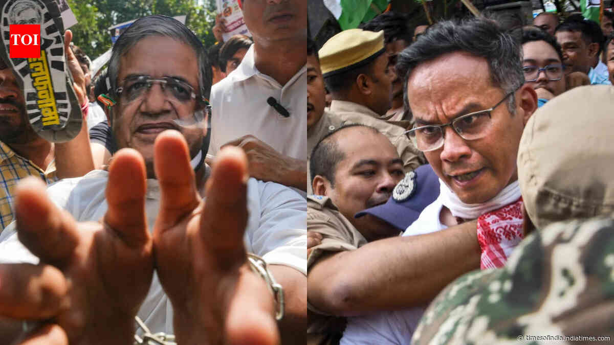 SIR row: Jantar Mantar entrance barricaded ahead of protests; Gaurav Gogoi, others detained in Assam