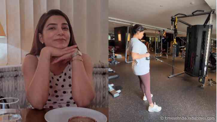 Samantha shares third-trimester workout, says ‘please don’t make me get up’