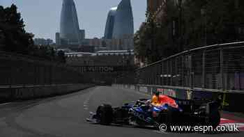 Verstappen sets pace in FP3 in Baku, Russell 2nd