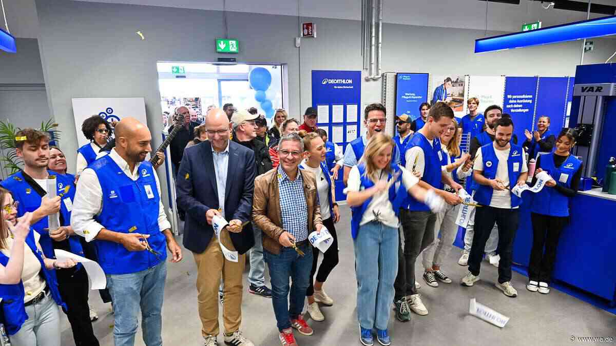 Ansturm auf neue Decathlon-Filiale in Hamm