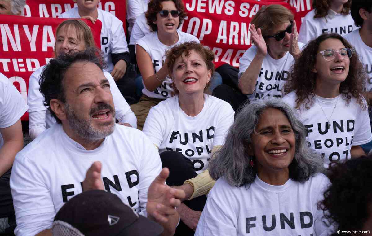 Susan Sarandon arrested during protest against Israel’s prime minister