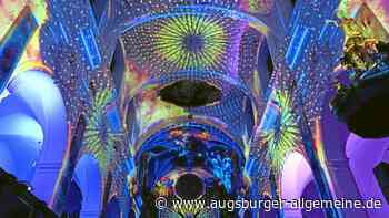 Bei dieser Lichtshow verwandelt sich das Gewölbe von St. Anna in eine Leinwand
