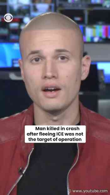 Man killed in crash after fleeing ICE was not target of operation #shorts