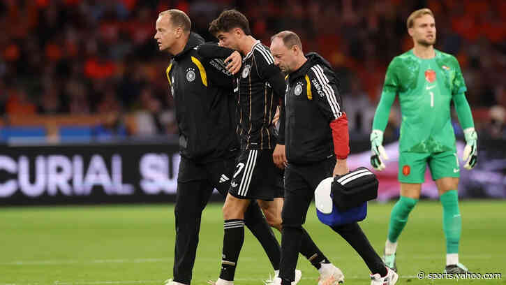Kai Havertz returns to Arsenal for treatment on hamstring injury