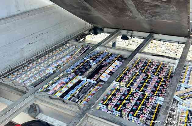 HZA-RO: Zigaretten in professionellem Schmuggelversteck / ZOLL entdeckt über 48.000 Zigaretten im doppelten Boden eines Kleintransporters aus Bulgarien