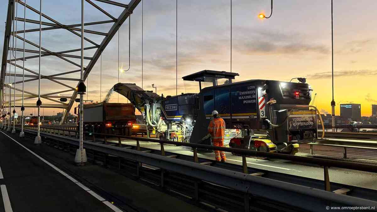 Merwedebrug blijft nog maanden afgesloten voor vrachtverkeer