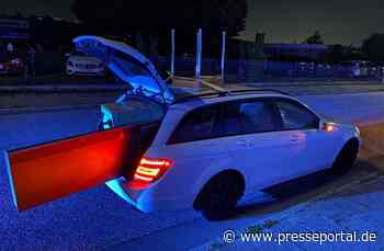 POL-Bremerhaven: Kombi als Umzugstransporter: Tisch auf dem Dach und ungesicherte Schränke im Heck