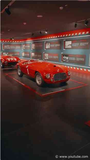 Meet the #Ferrari166MM, now at #MuseoFerrari in Maranello 🏁 #MuseiFerrari