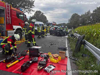 Technische Rettung nach Unfall auf B436