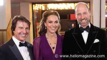 Tom Cruise details private interaction with 'charismatic' Prince William and Kate Middleton at Digger premiere