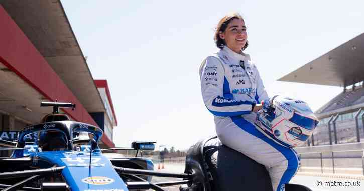 Jamie Chadwick tests F1 car for first time with Williams: ‘An inspiration for millions’