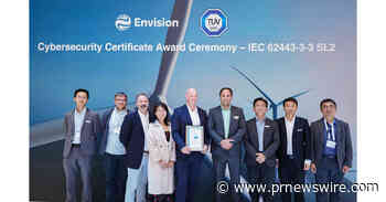 Envision Energy Secures TÜV SÜD Certificate for Wind Farm Control System, Strengthening Long-Term Resilience for Future Energy Systems