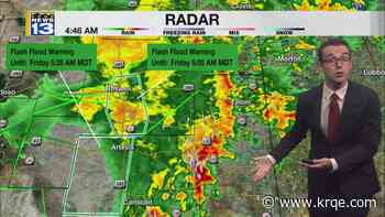 Spotty storms and warmer weather for parts of New Mexico