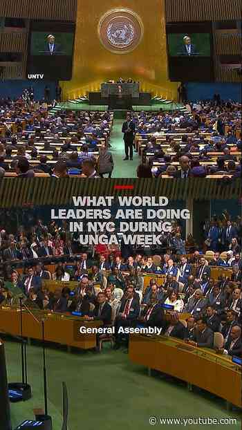 What world leaders are doing in NYC during UNGA week
