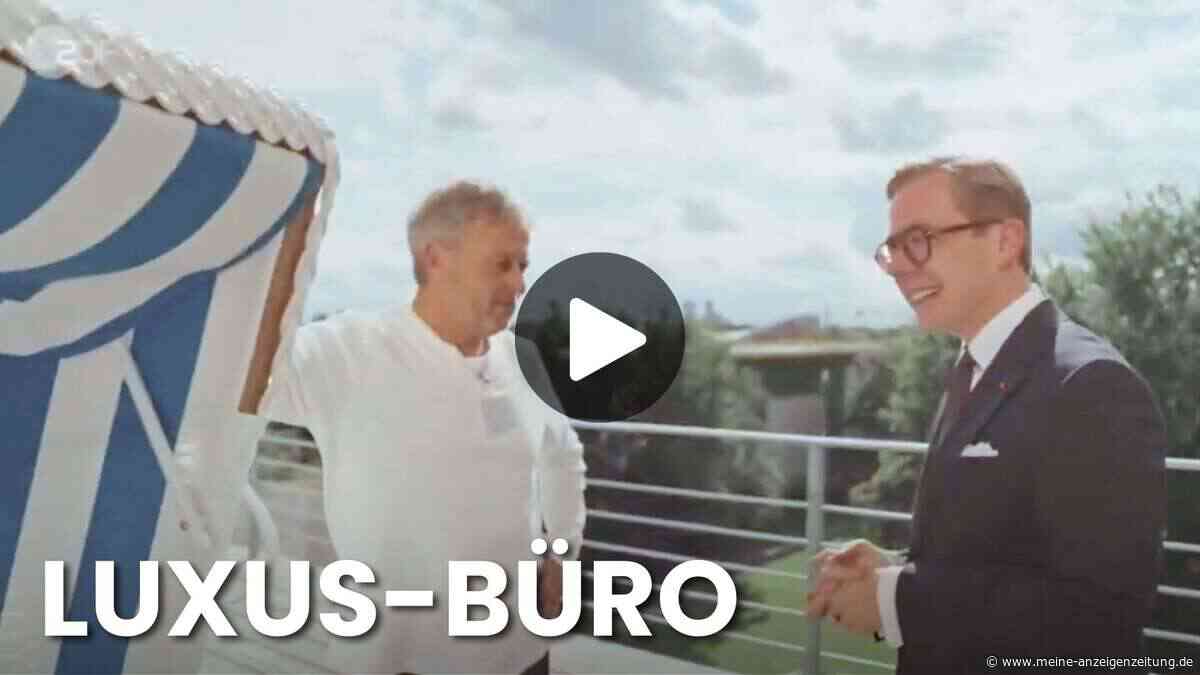 Amthor zeigte Luxus-Büro mit Strandkorb im ZDF – jetzt zerreißt das Netz seinen Auftritt