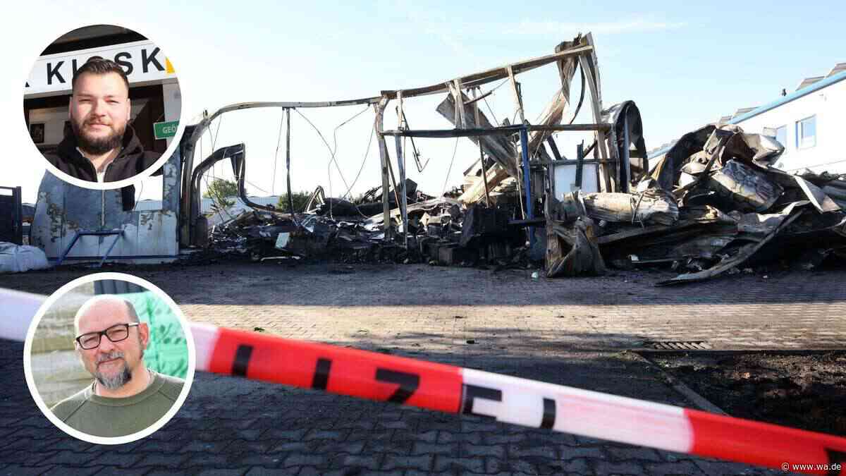 „Plötzlich wurde es ganz dunkel“: Schock über Hallen-Großbrand in der Nachbarschaft