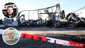 „Plötzlich wurde es ganz dunkel“: Schock über Hallen-Großbrand in der Nachbarschaft