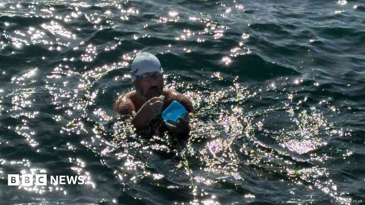 'I swam the Channel fuelled by Battenberg and tinned peaches'