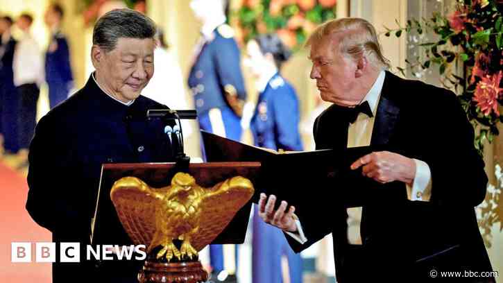 Trump and Xi toast 'peace' but Taiwan, trade and AI divides remain
